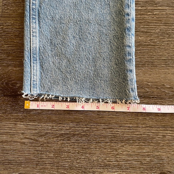 All Saints Light Blue Embellished Straight Leg Jeans - Picture 7 of 9